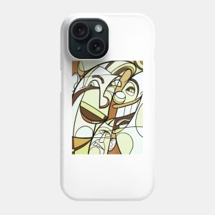 portrait cubism Phone Case