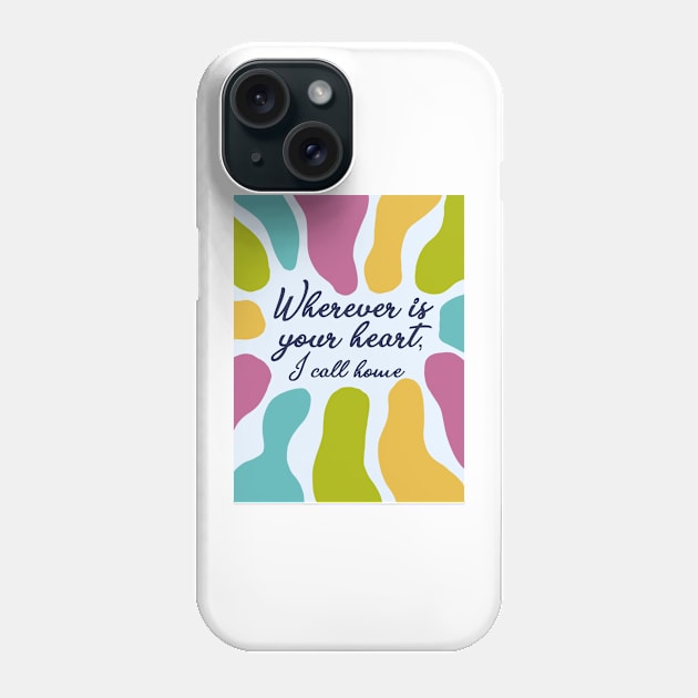 Wherever Rainbow Phone Case by CMORRISON12345