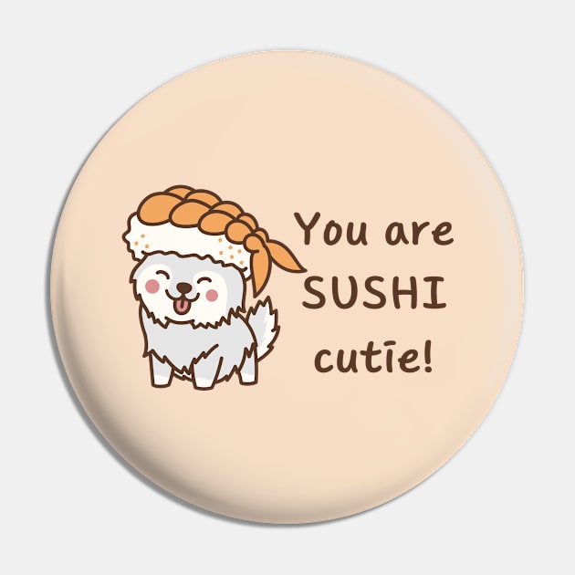 Sushi Cutie Pin by Random Prints