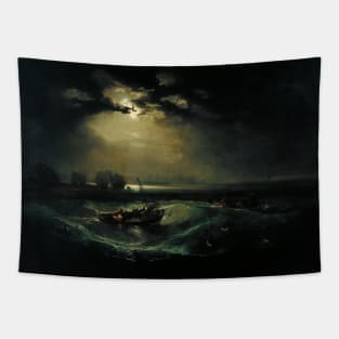 High Resolution William Turner Fishermen at Sea 1796 Tapestry