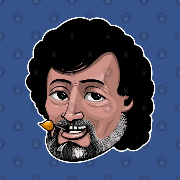 Terence McKenna by PsilocyBram