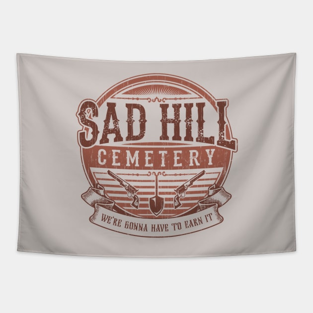 Sad Hill Cemetery Tapestry by dustbrain