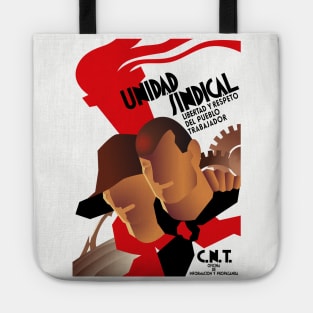 CNT Unidad Sindical - Spanish Civil War, Anarchist, Socialist, Leftist Tote