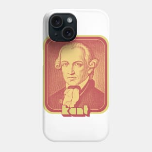 Immanuel Kant /// Retro Aesthetic Fan Art Phone Case