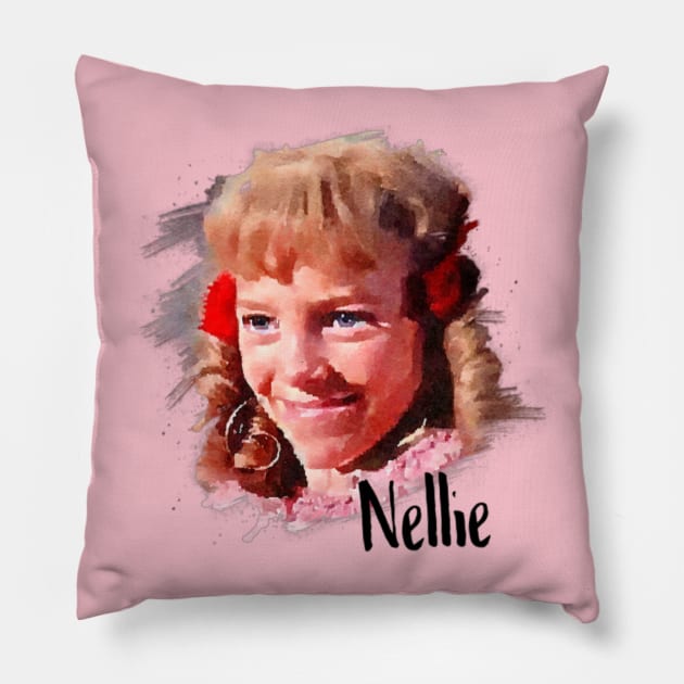 Nellie Oleson Pillow by Neicey