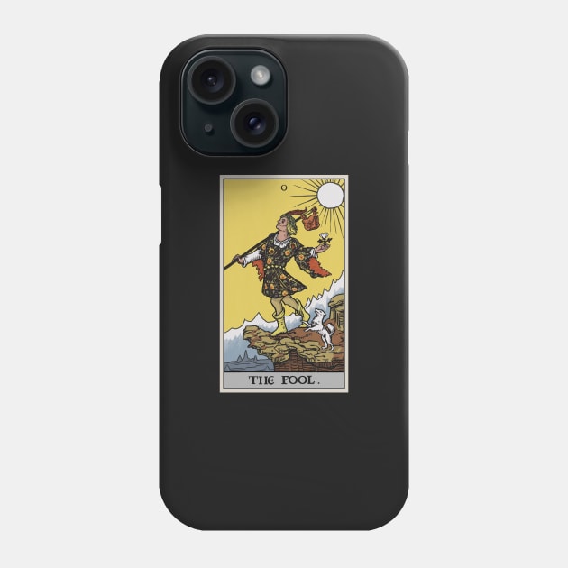 The Fool Tarot Card Phone Case by TheGhoulishGarb