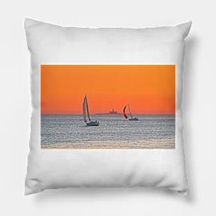 sailing home Pillow