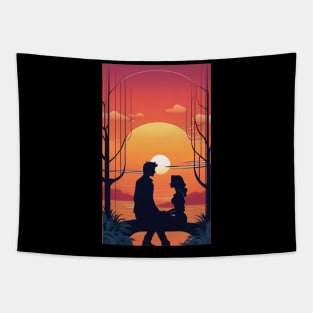 Love's Last Glow : A Sunset Affect Tapestry