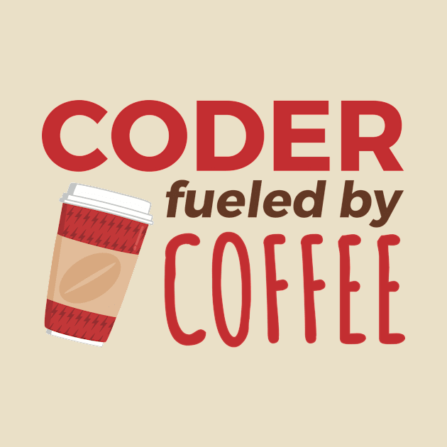 Coder Fueled by Coffee by PunchiDesign