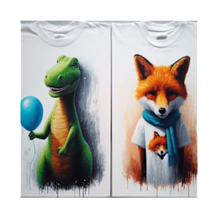 Dino and his Friend . T-Shirt