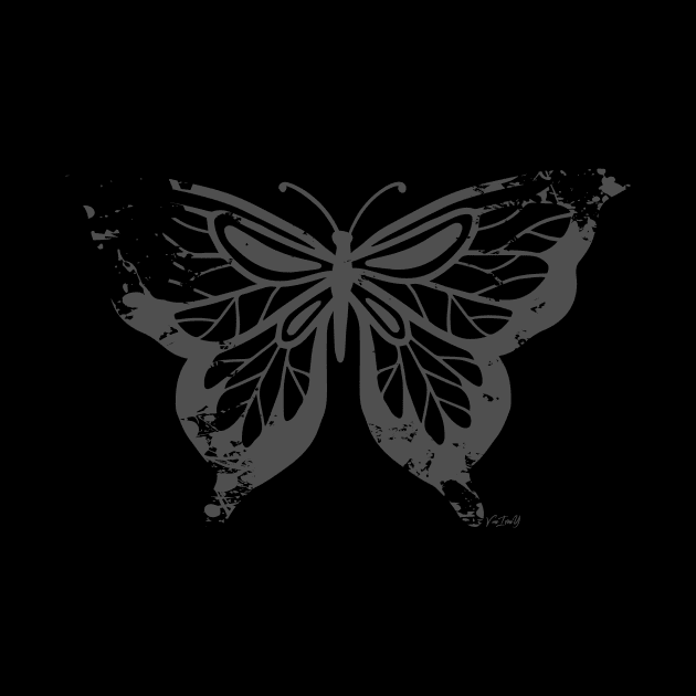 BUTTERFLY dark Gray, Logo by VanIvony