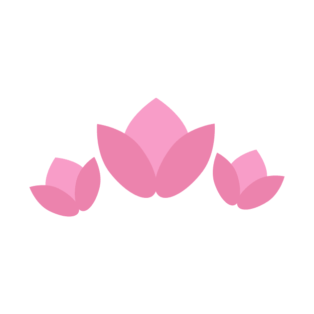 Pink Lotus Flowers Digital Art | Melanie Jensen Illustrations by illusima