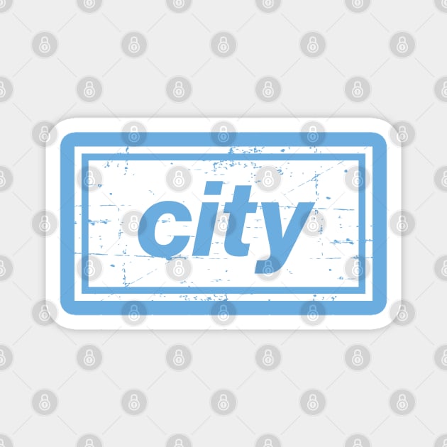 The White City Football Indie Music Manchester Magnet by Butter Creative