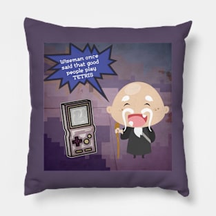 Tetris wisdom Pillow