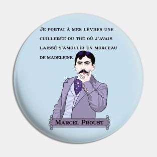 Marcel Proust La Madeleine Pin