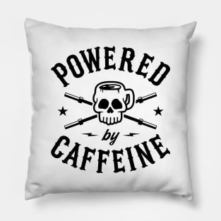 Powered By Caffeine Pillow