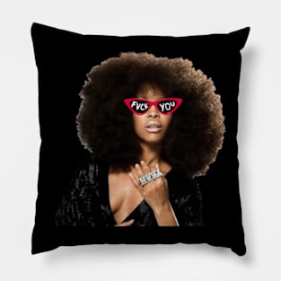 Erykah Badu f*ck Style Glasses Trand Pillow