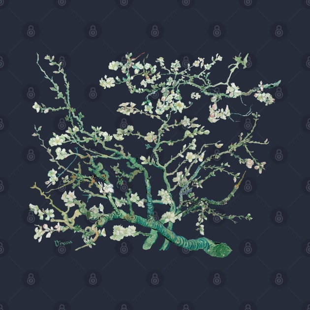 Almond Blossom by Vincent Van Gogh by ArtOfSilentium