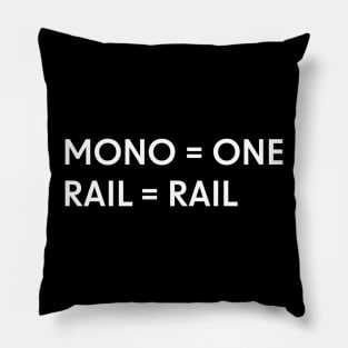 Mono = One Pillow