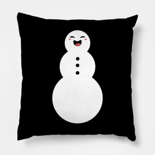 Snowman Laughing Pillow