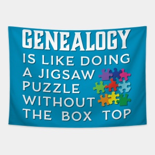 Genealogy Is Like Doing A Jigsaw Puzzle Without The Box Top Tapestry