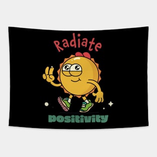 radiate positivity Tapestry