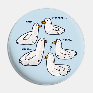 Suspicious Birds Pin