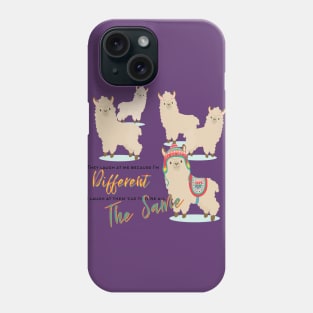 They laugh at me because I'm different Phone Case