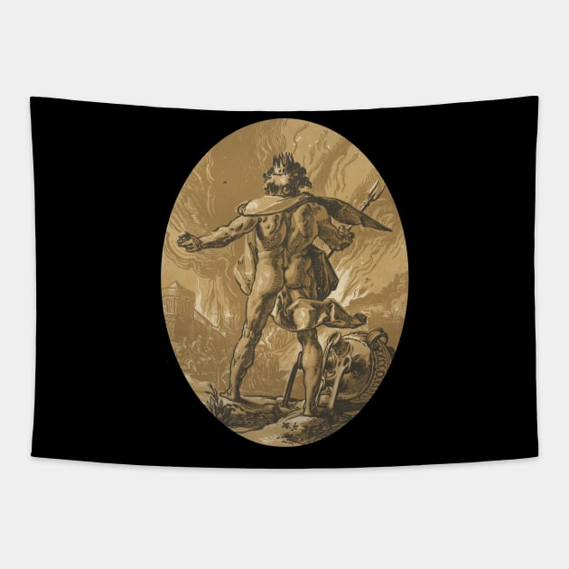 Pluto Tapestry by metaphysical