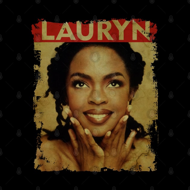 TEXTURE ART- Lauryn Hill - RETRO STYLE by ZiziVintage