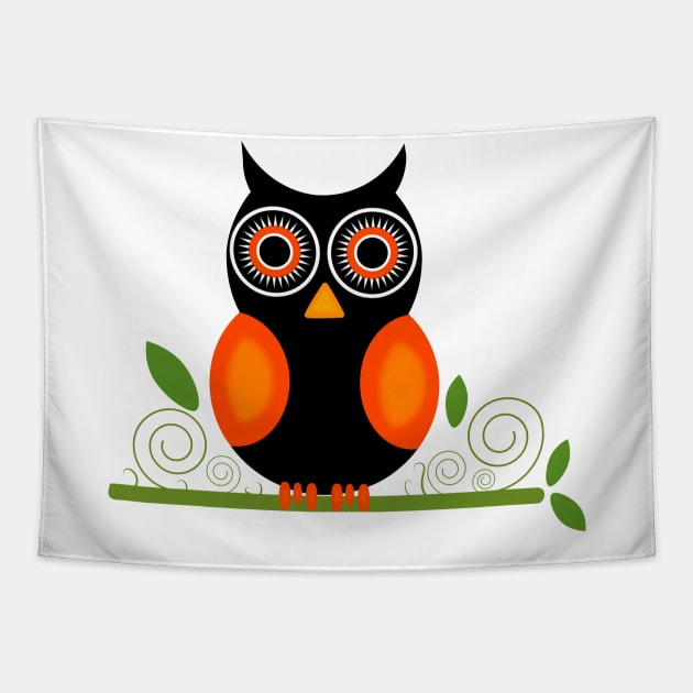 Owl Tapestry by hedehede