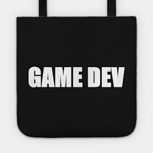 GAME DEV TEXT Tote