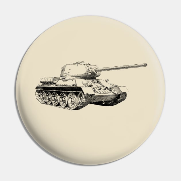 Tank T-34 Pin by sibosssr