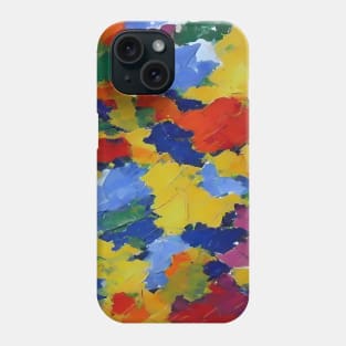 Abstract, Marble, Watercolor, Colorful, Vibrant Colors, Textured Painting, Texture, Gradient, Wave, Fume, Wall Art, Modern Art Phone Case