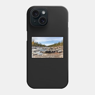 A River Bed and Trees Phone Case