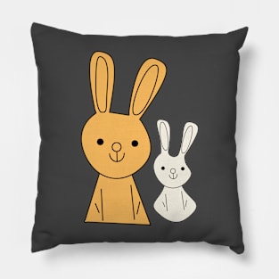 Bunny Family Pillow