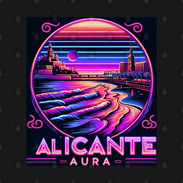 ALICANTE AURA - Néon And Waves by Keziah Elements