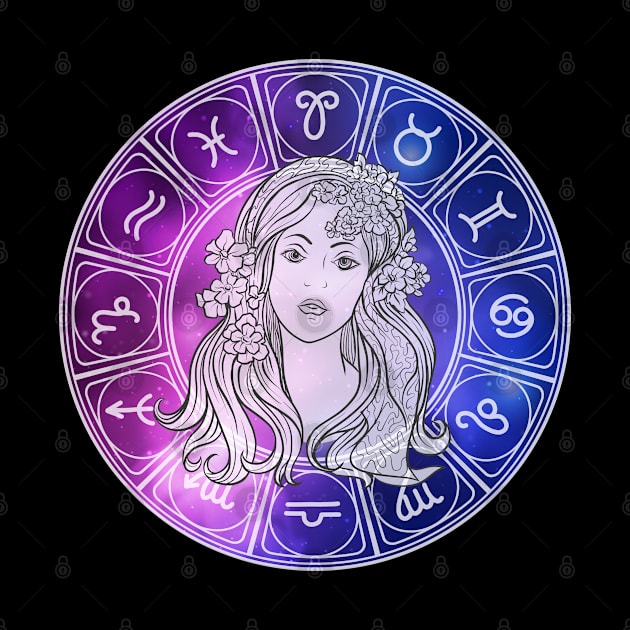 virgo zodiac sign by CreativeShirt