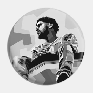 J Cole B & W Pin