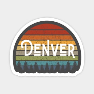 Denver Colorado Mile High State Pride Souvenir Magnet