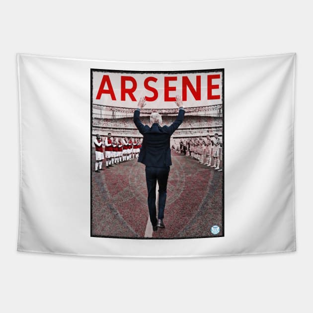 Arsene Wenger Goodbye Tapestry by AndythephotoDr