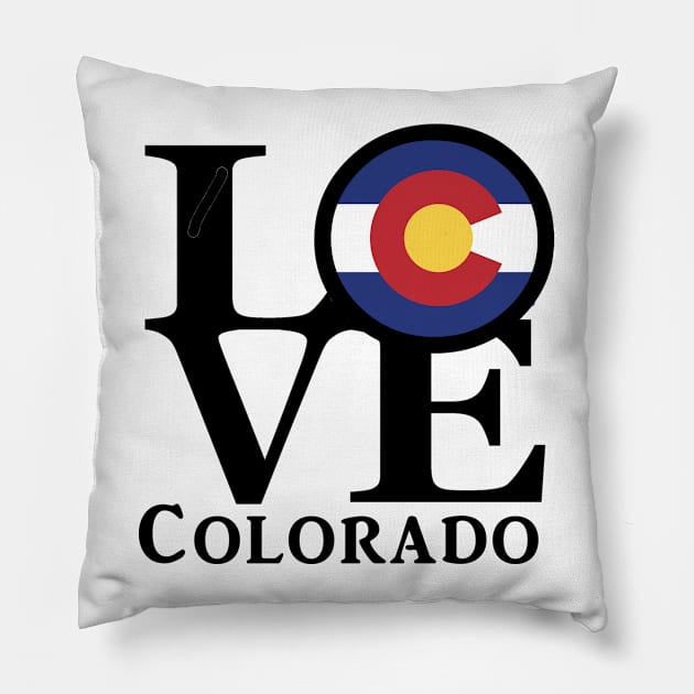 Colorado LOVE Pillow by homebornlove