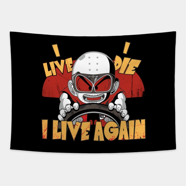 Krilin lives Krilin dies Krilin lives again Tapestry by Eruparo