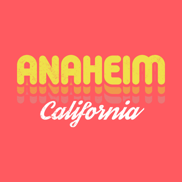 Retro Anaheim California by rojakdesigns