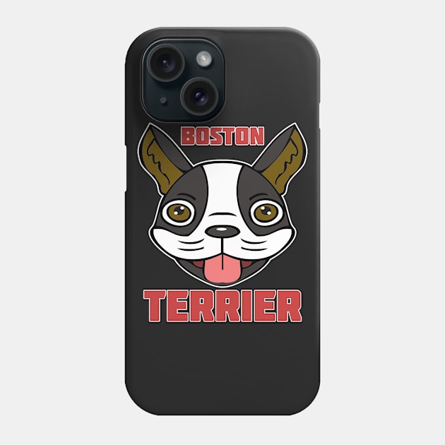 Boston Terrier #3 Phone Case by RockettGraph1cs