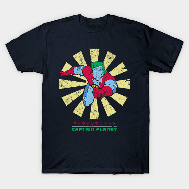 Discover Captain Planet Retro Japanese - Captain Planet - T-Shirt