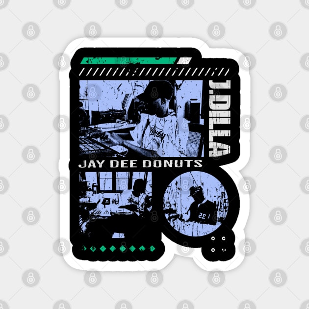 J DILLA Donuts Magnet by vegard pattern gallery