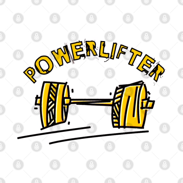 Powerlifter | Gym wear | men's wear | Workout tshirts by ALCOHOL