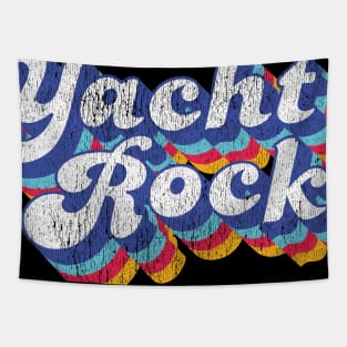 Psychedelic Fade Yacht Rock Party Boat Drinking design Tapestry