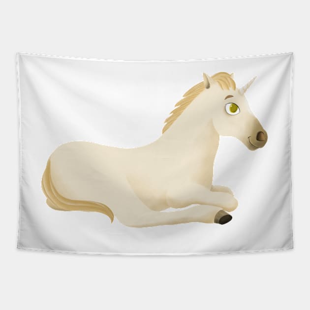 Unicorn - kid Tapestry by BarracudApps